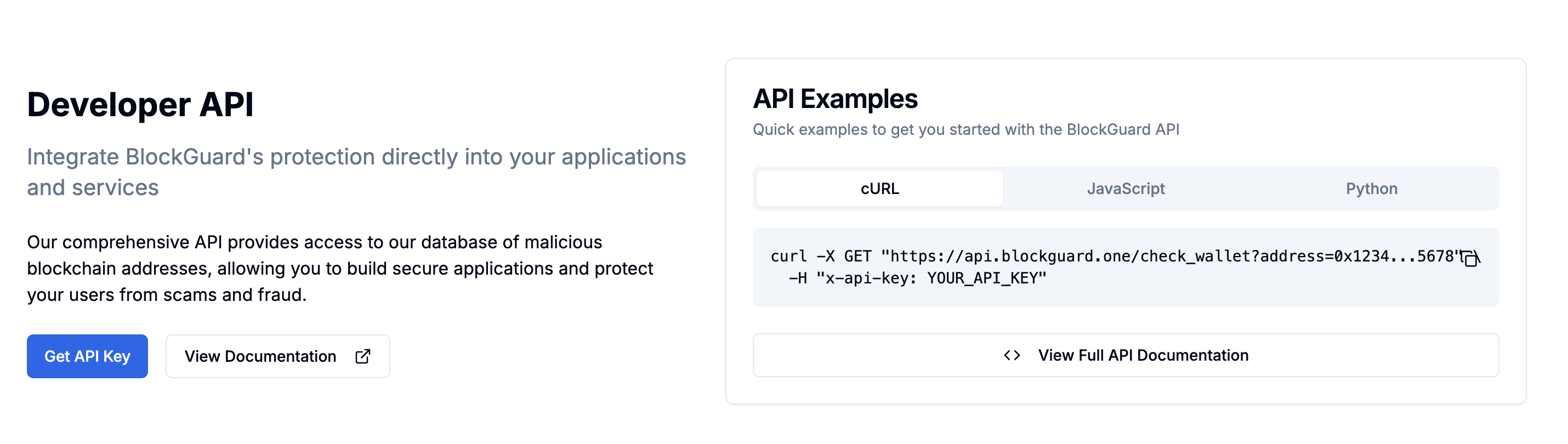 BlockGuard screenshot